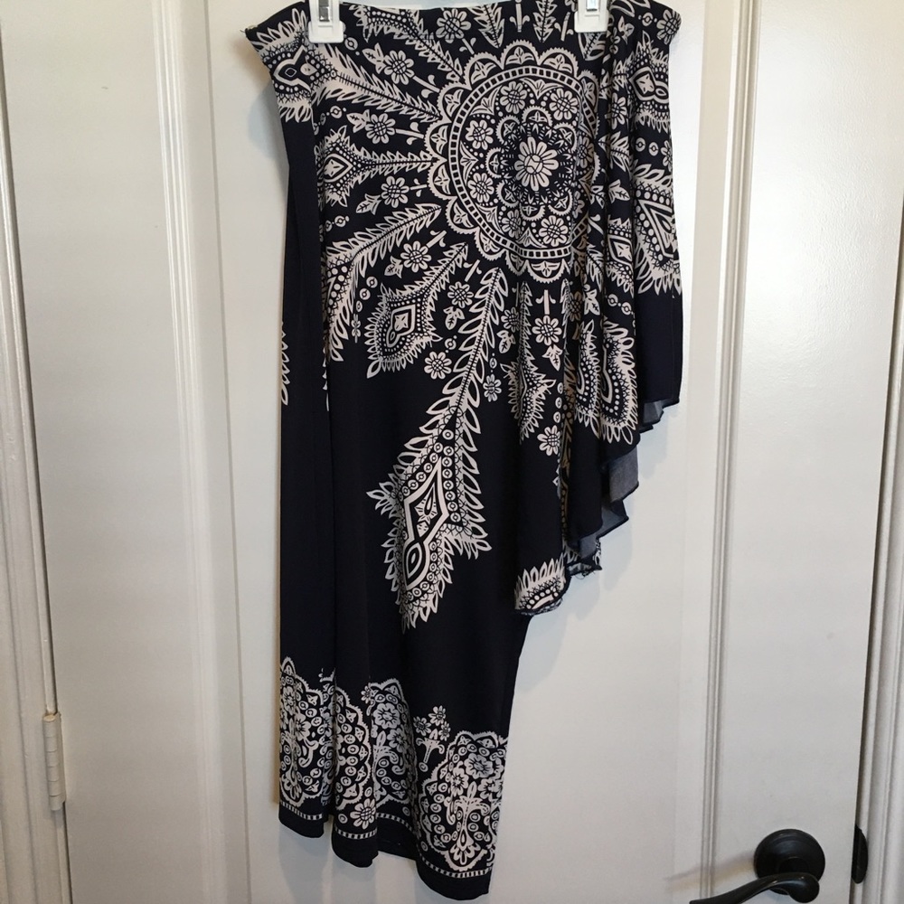 Ronda’s Closet One Shoulder Printed Dress